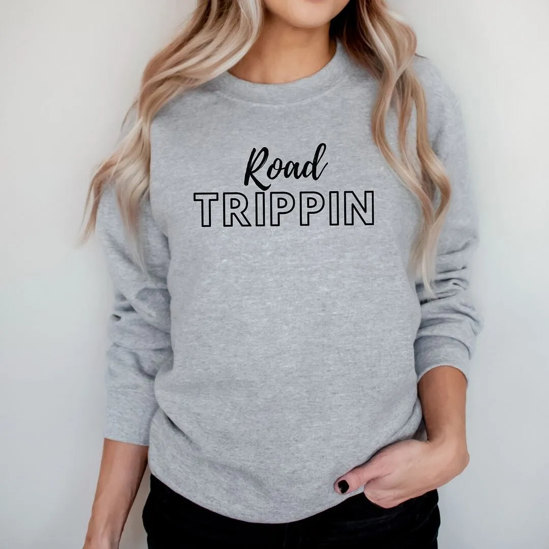 Road Trippin' Script Graphic Sweatshirt sold by Zulily product image thumbnail 3
