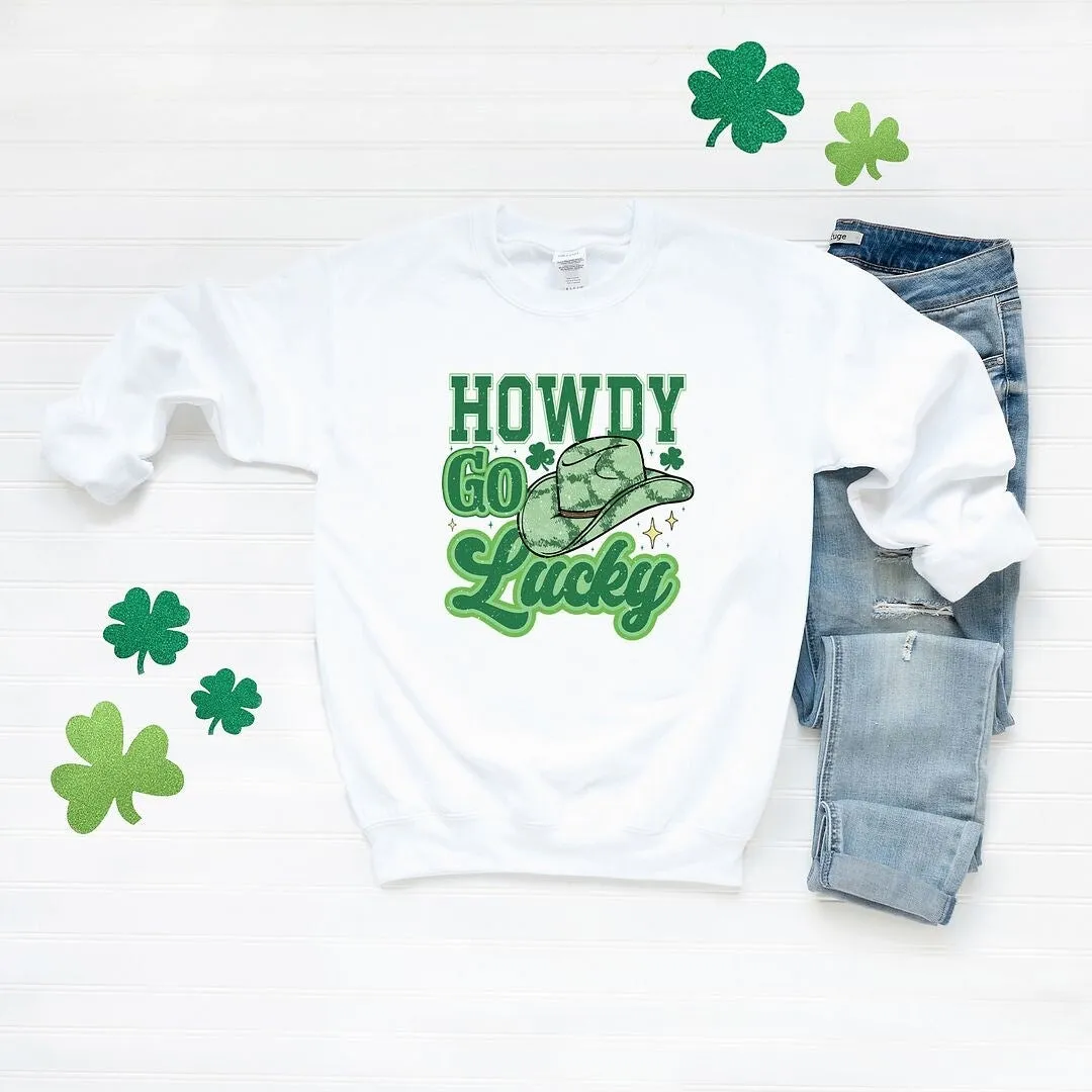 Howdy Go Lucky Cowboy Hat Graphic Sweatshirt sold by Zulily product image thumbnail 4