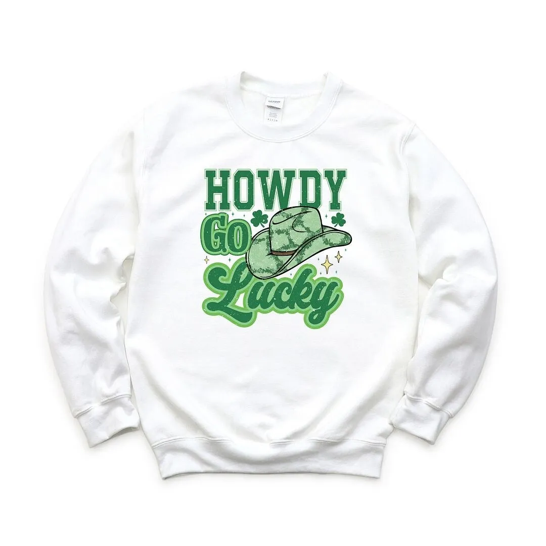 Howdy Go Lucky Cowboy Hat Graphic Sweatshirt sold by Zulily product image thumbnail 3