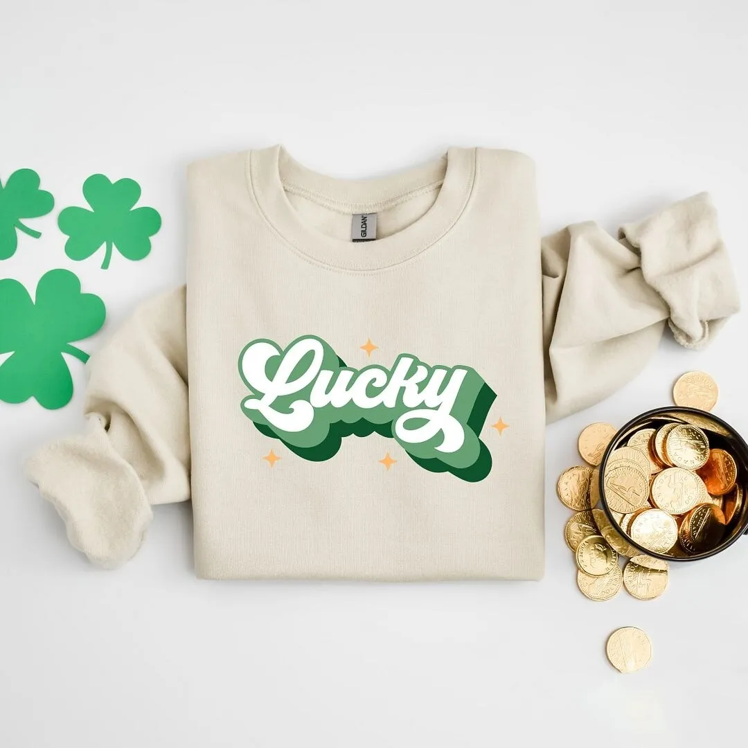 Retro Lucky Graphic Sweatshirt sold by Zulily product image thumbnail 5