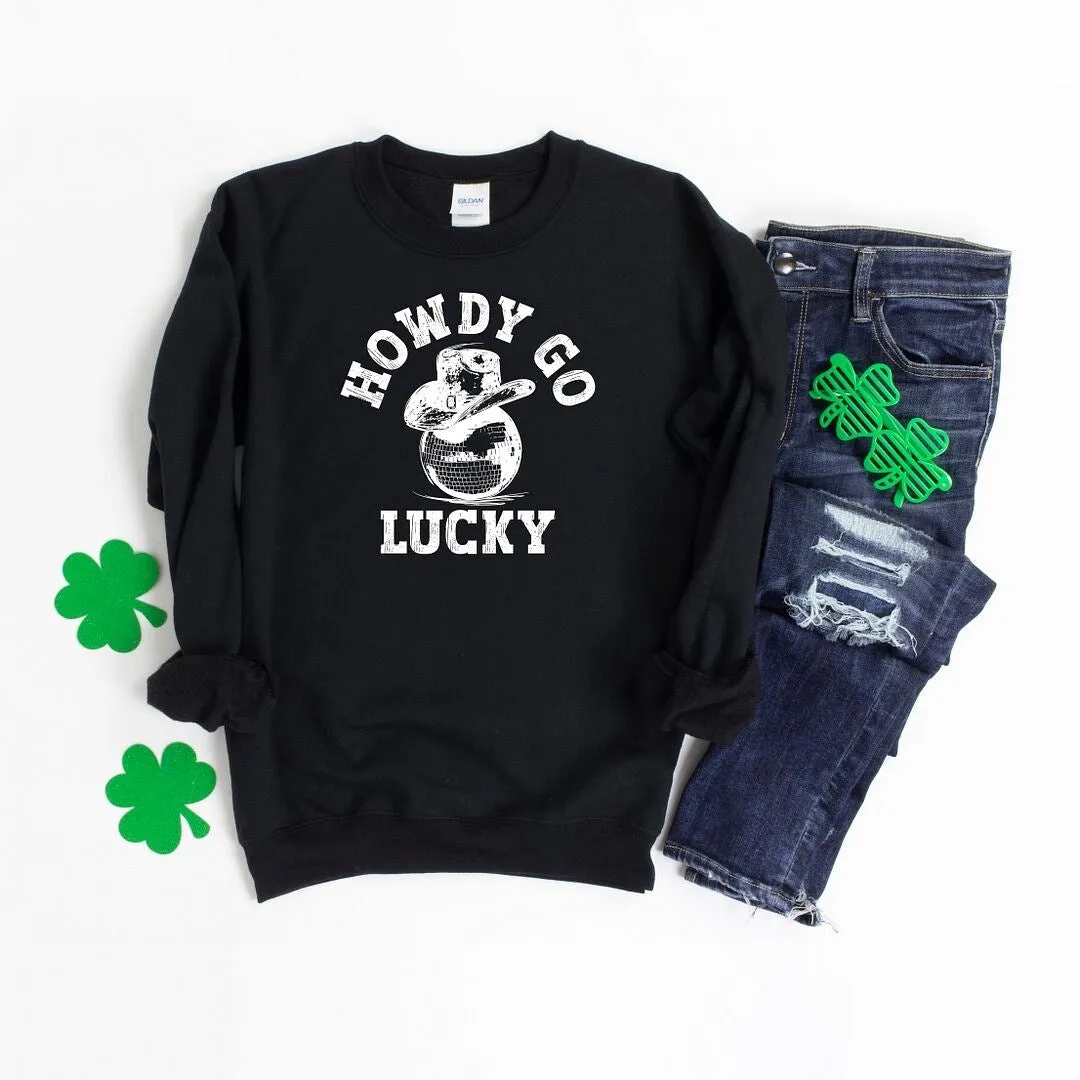Howdy Go Lucky Disco Ball Graphic Sweatshirt sold by Zulily product image thumbnail 5