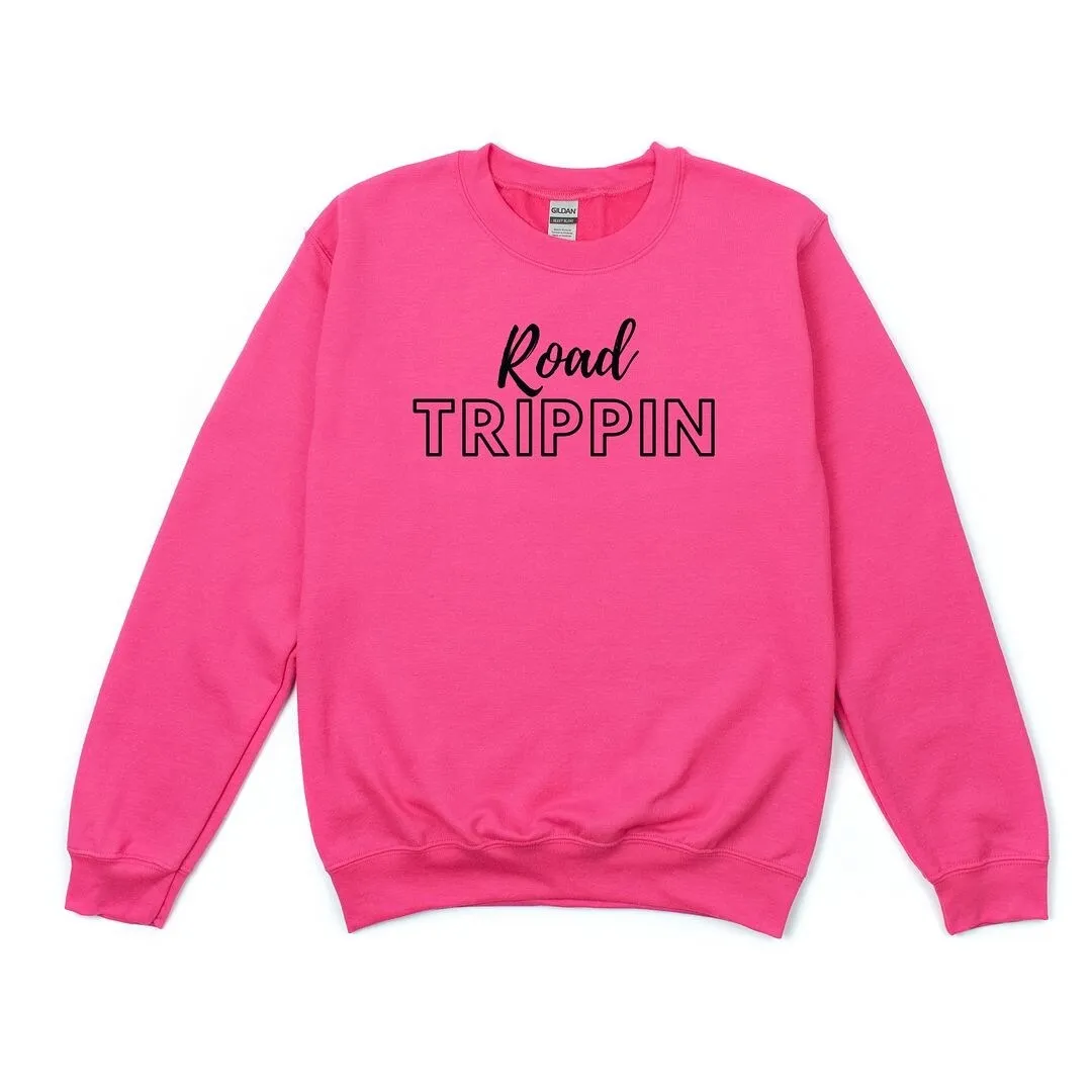 Road Trippin' Script Graphic Sweatshirt sold by Zulily product image thumbnail 4