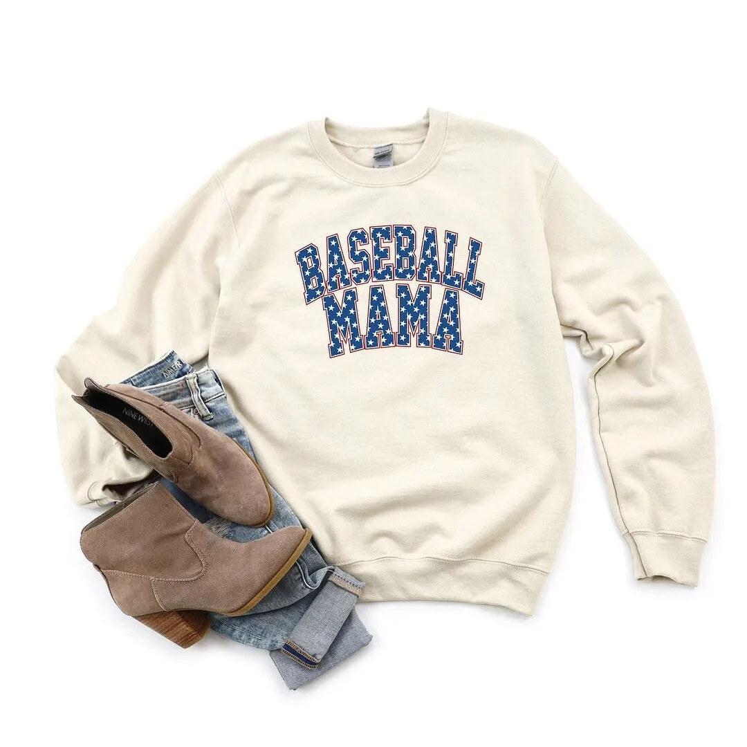 Baseball Mama Varsity Stars Graphic Sweatshirt sold by Zulily product image thumbnail 5