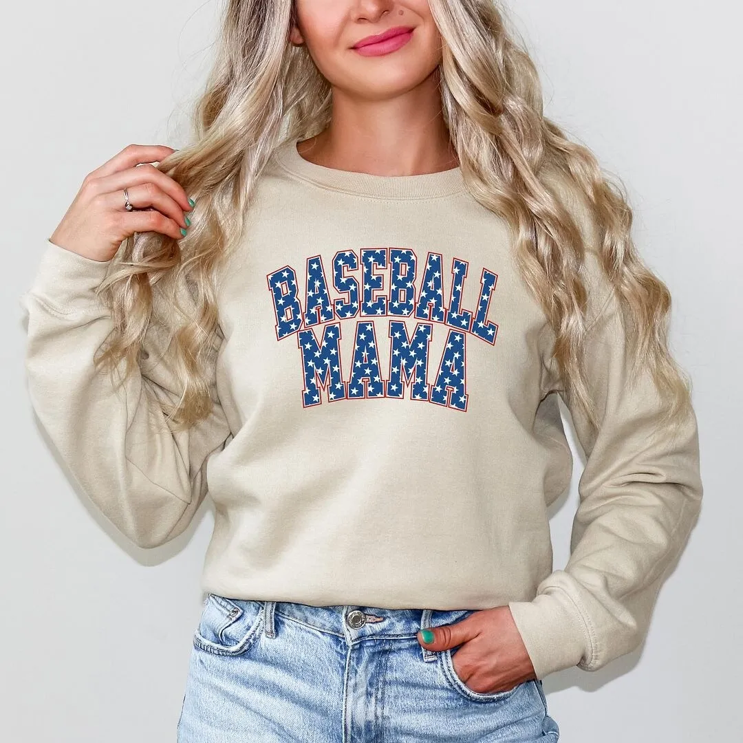Baseball Mama Varsity Stars Graphic Sweatshirt sold by Zulily product image thumbnail 3