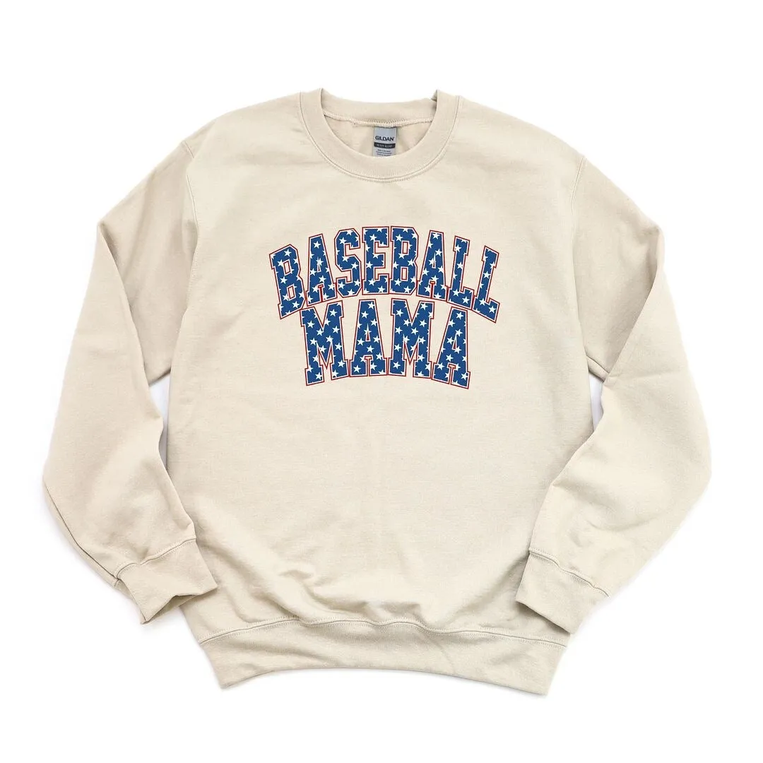 Baseball Mama Varsity Stars Graphic Sweatshirt sold by Zulily product image thumbnail 4