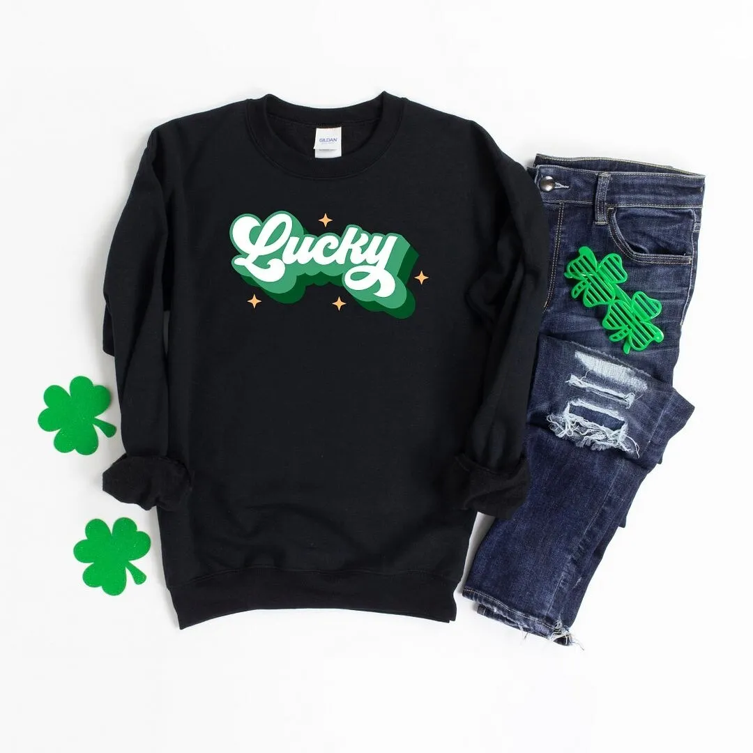 Retro Lucky Graphic Sweatshirt sold by Zulily product image thumbnail 2