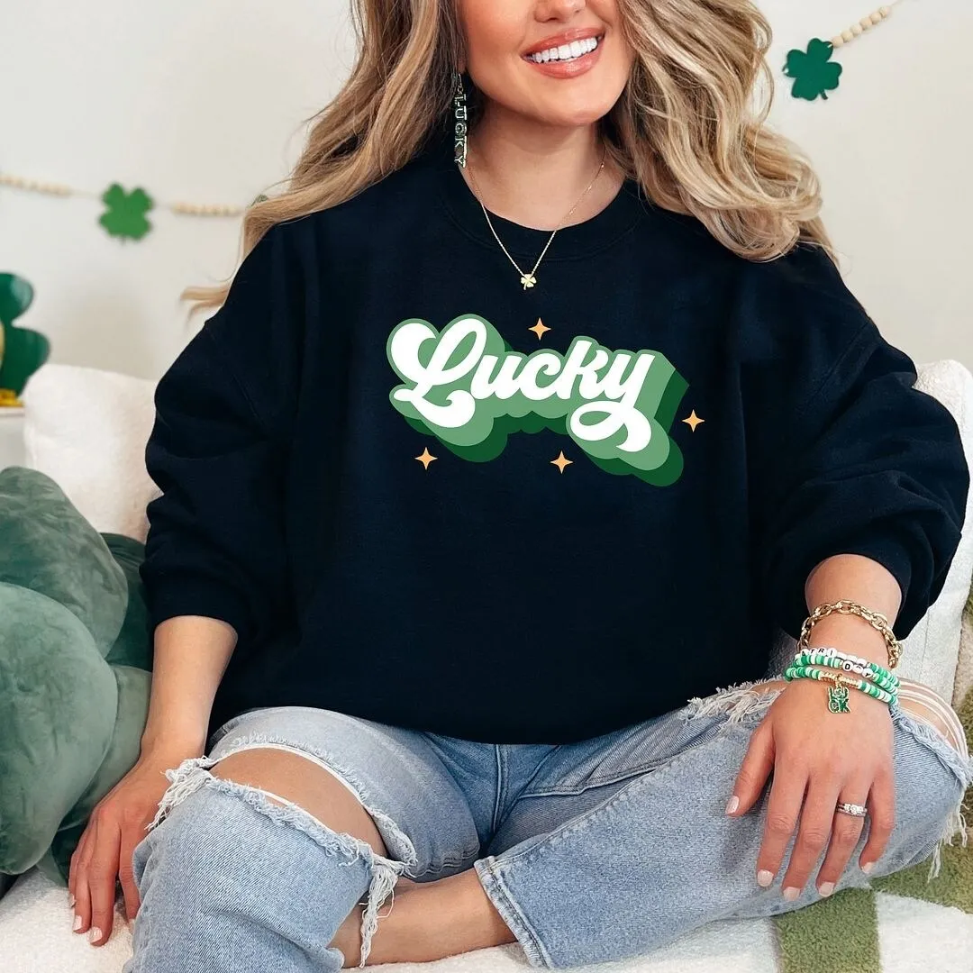Retro Lucky Graphic Sweatshirt sold by Zulily product image thumbnail 5