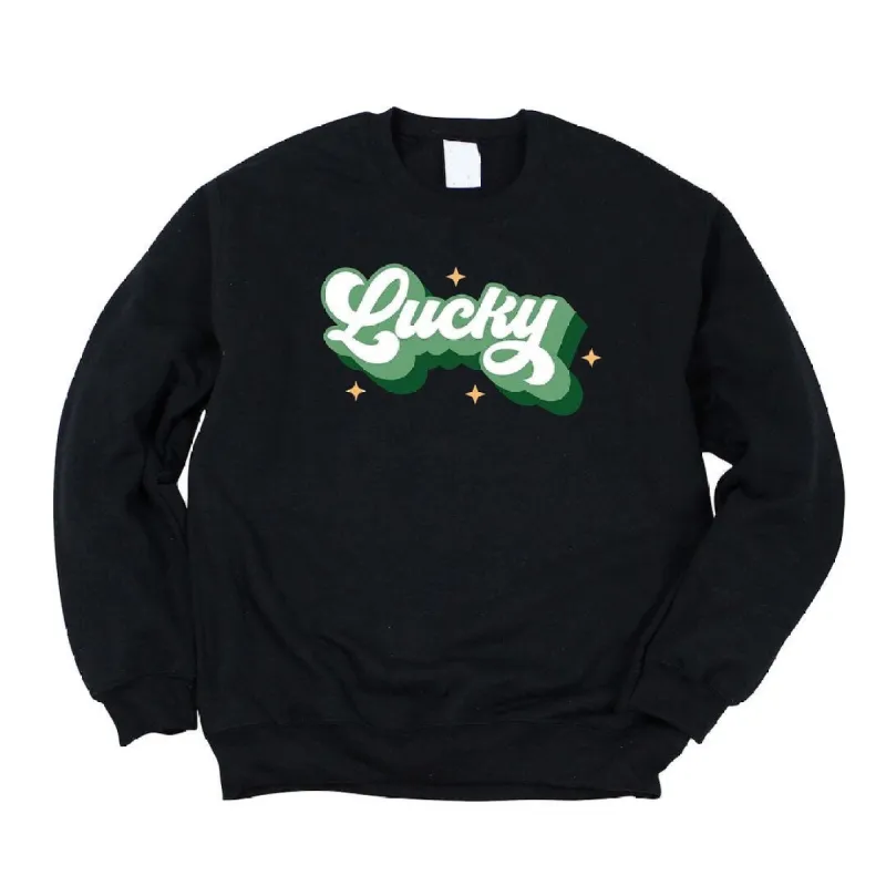 Retro Lucky Graphic Sweatshirt sold by Zulily