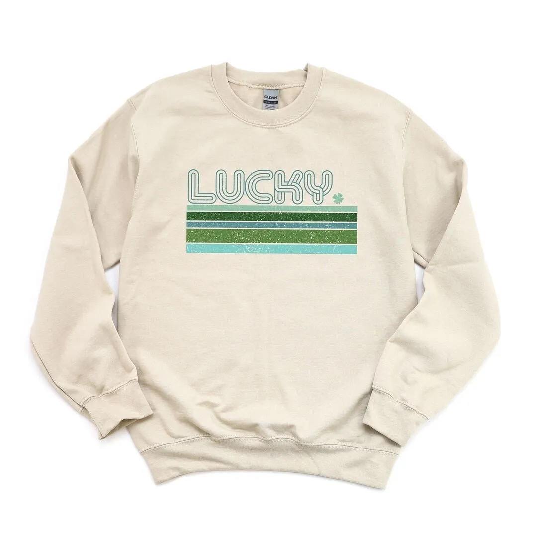 Retro Lucky Stripes Graphic Sweatshirt sold by Zulily product image thumbnail 5