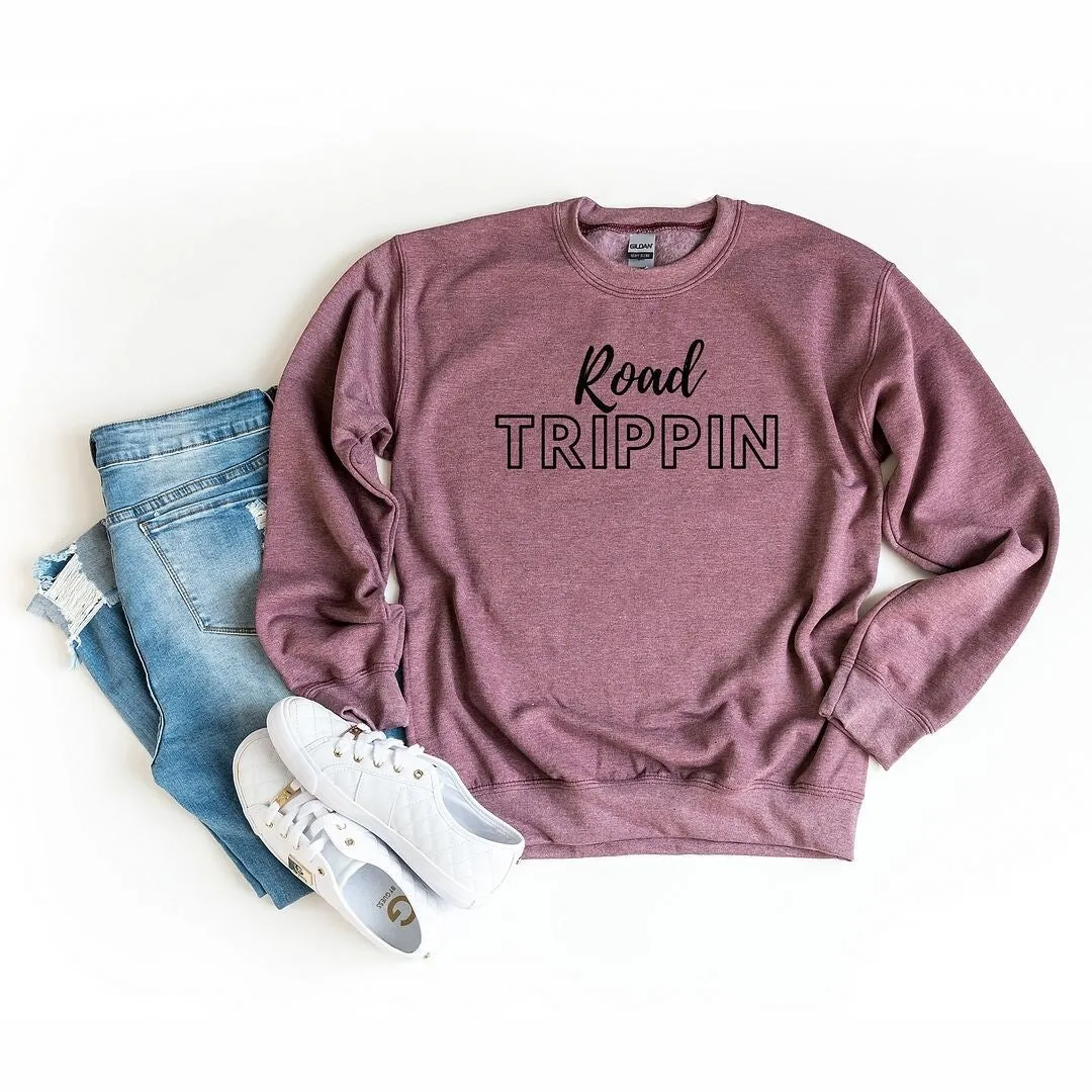 Road Trippin' Script Graphic Sweatshirt sold by Zulily product image thumbnail 5