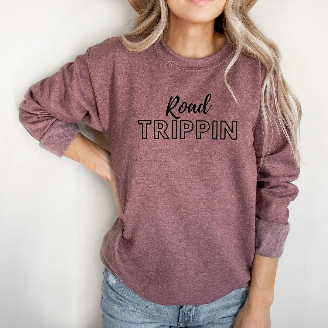 Road Trippin' Script Graphic Sweatshirt sold by Zulily product image thumbnail 3