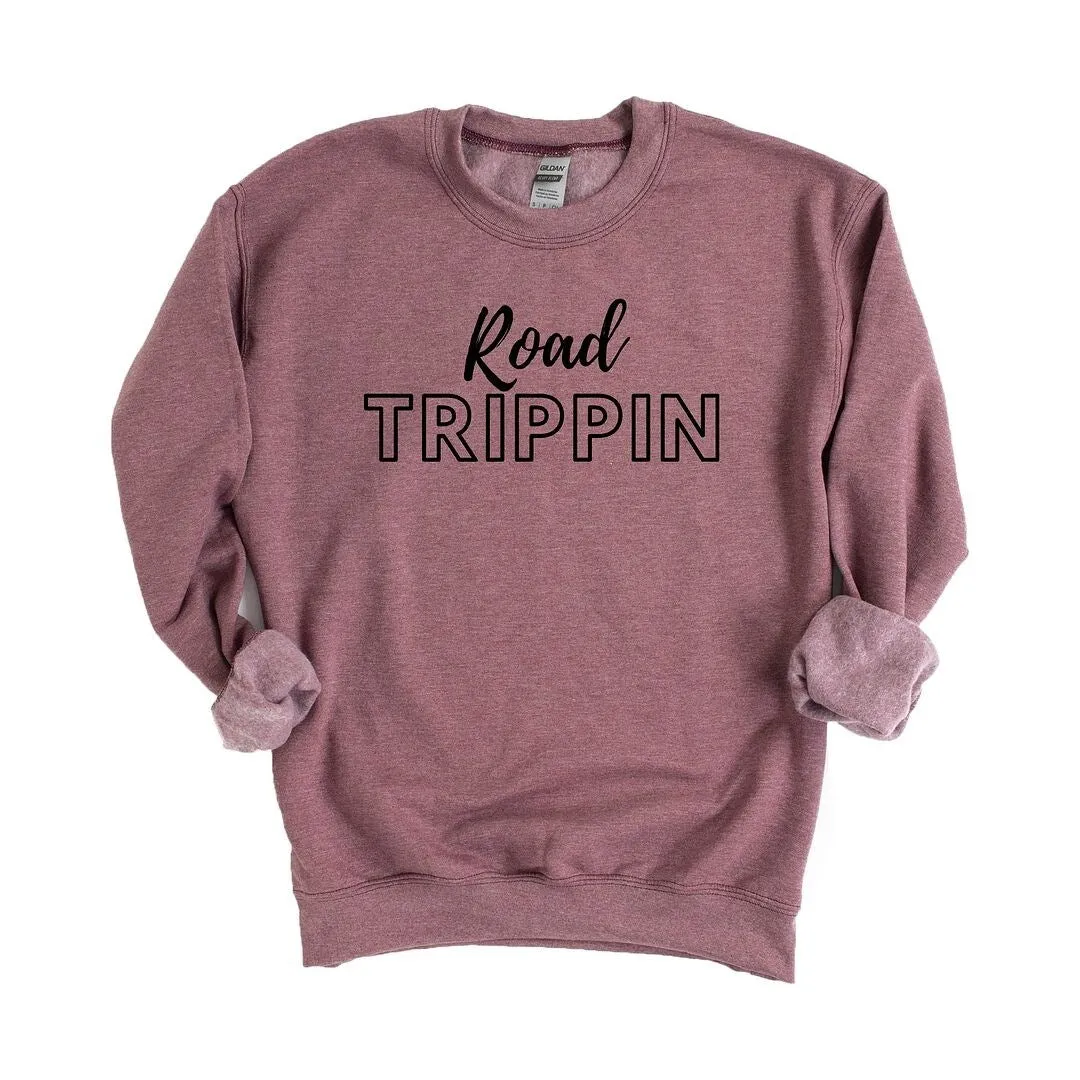 Road Trippin' Script Graphic Sweatshirt sold by Zulily product image thumbnail 4