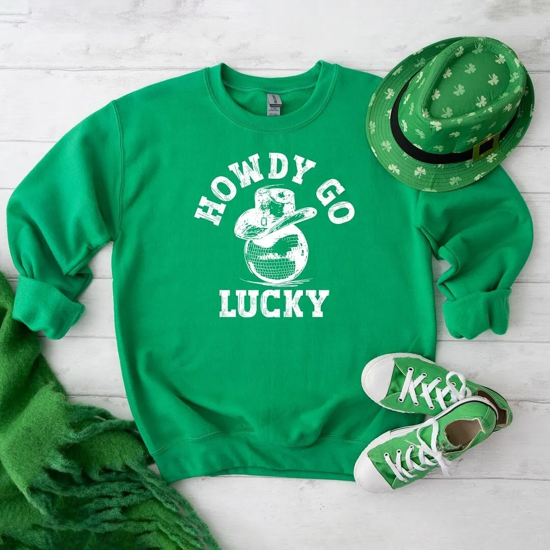 Howdy Go Lucky Disco Ball Graphic Sweatshirt sold by Zulily product image thumbnail 5
