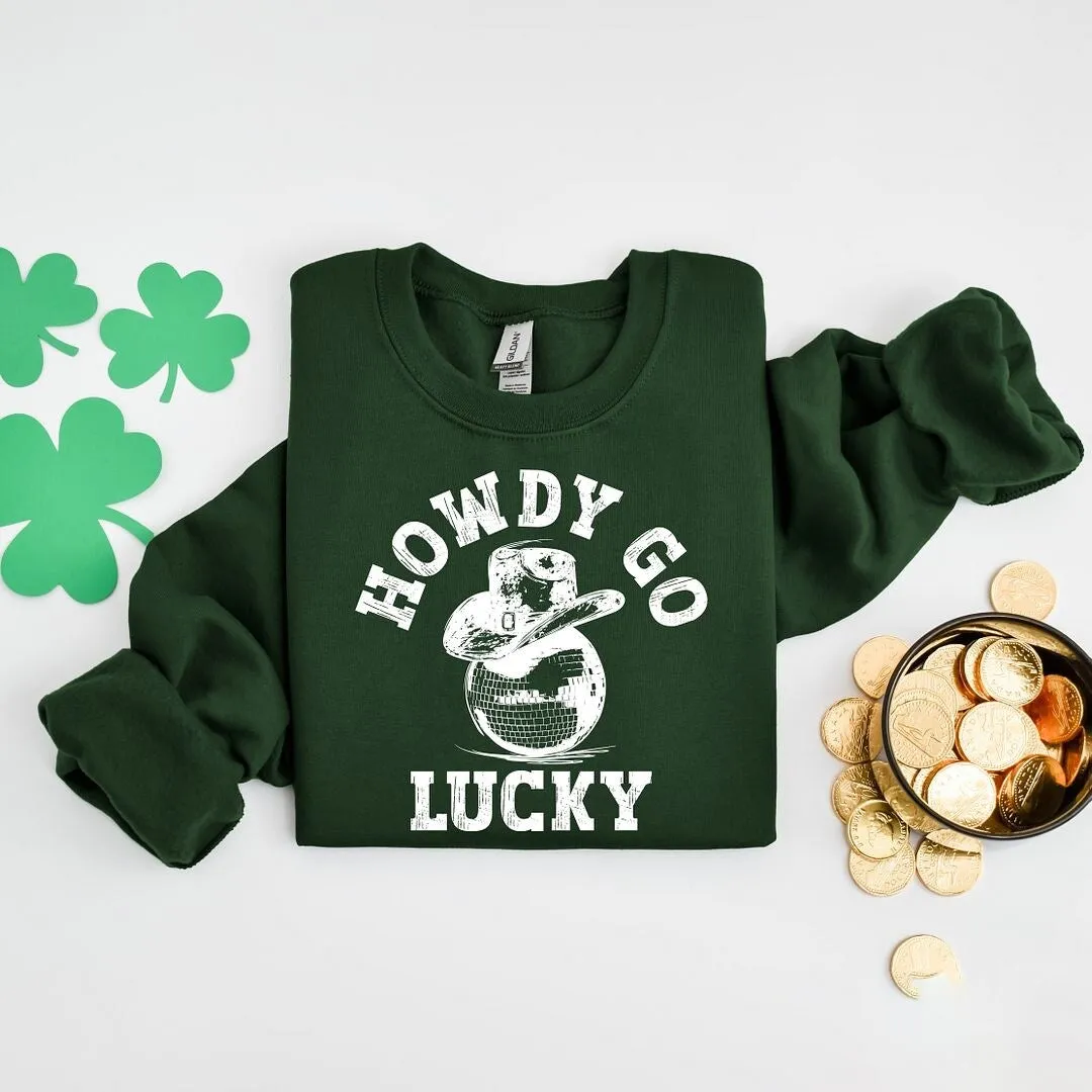 Howdy Go Lucky Disco Ball Graphic Sweatshirt sold by Zulily product image thumbnail 4