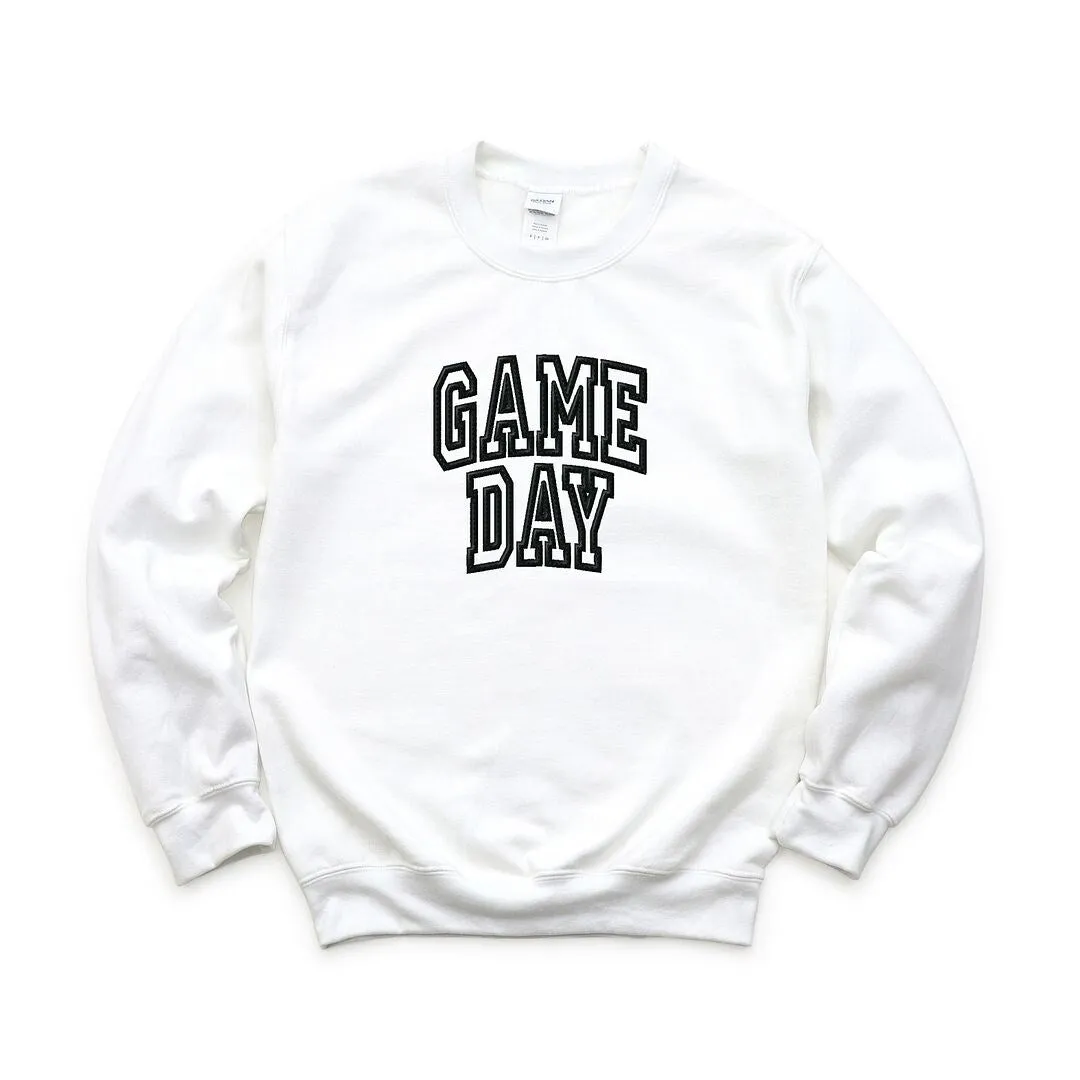 Embroidered Game Day Arched Graphic Sweatshirt sold by Zulily product image thumbnail 3