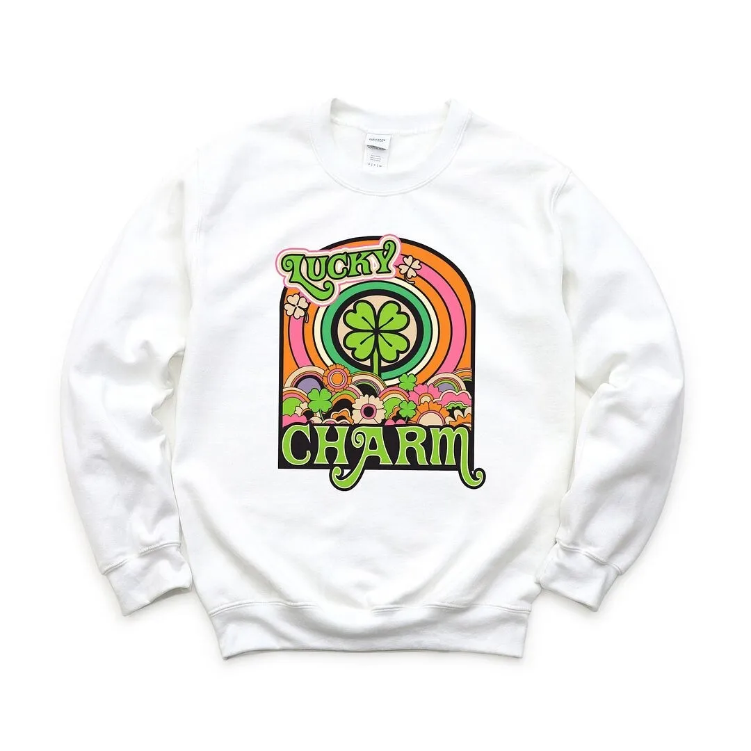 Lucky Charm Retro Graphic Sweatshirt sold by Zulily product image thumbnail 2