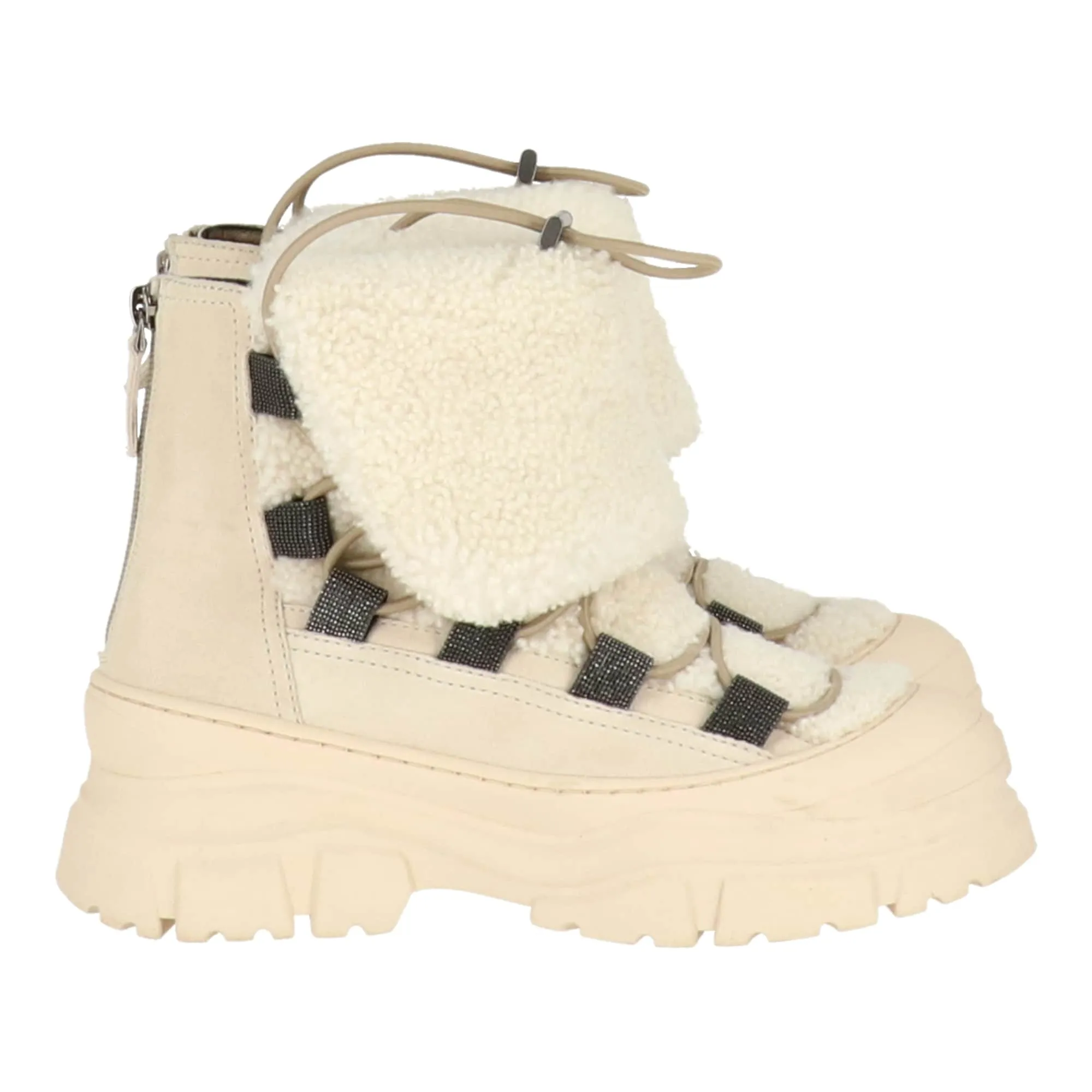 Brunello Cucinelli Womens Ivory Pump sold by Zulily product image thumbnail 2