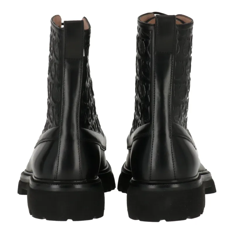 Salvatore Ferragamo Mens Black Boot sold by Zulily