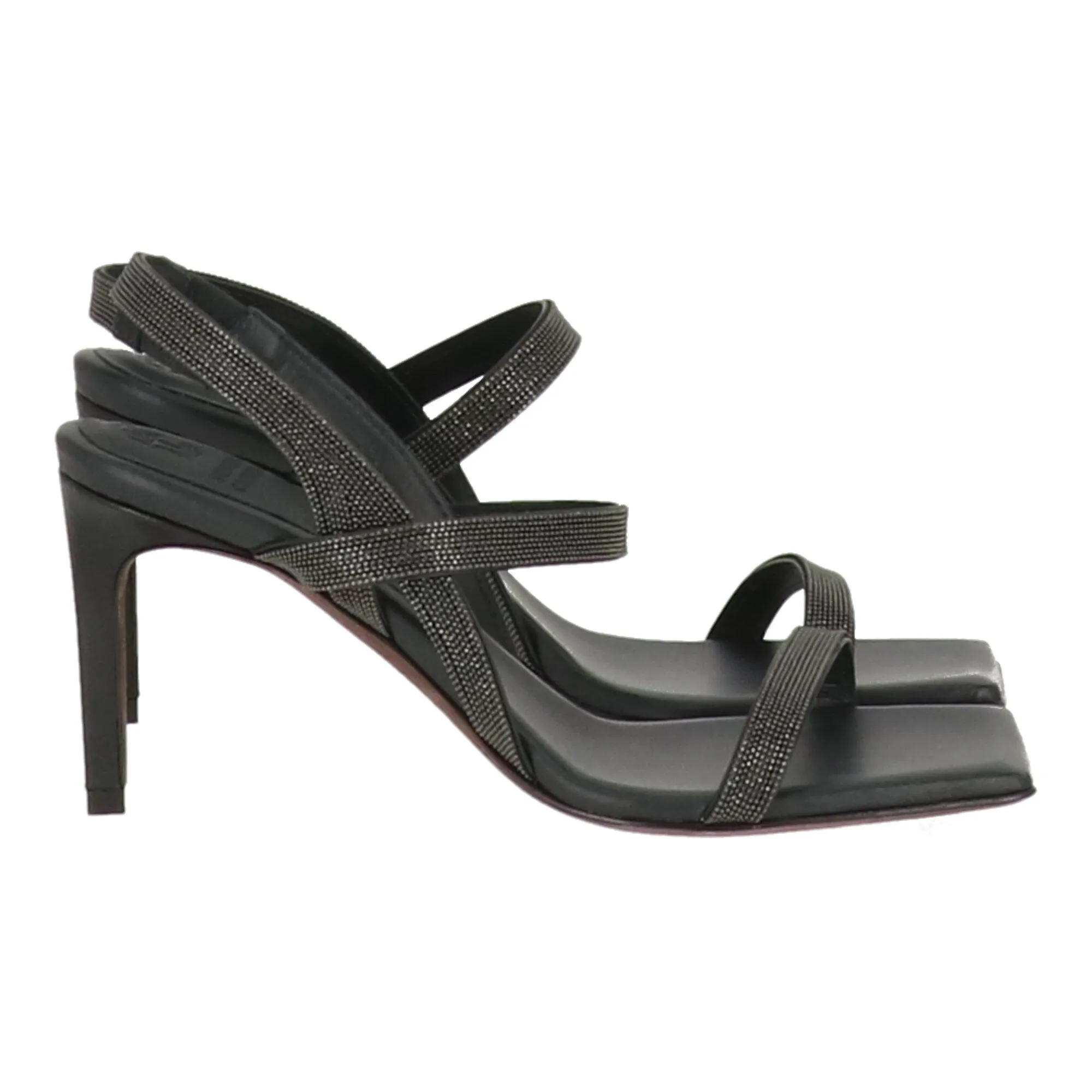 Brunello Cucinelli Womens Black Sandal sold by Zulily product image thumbnail 2