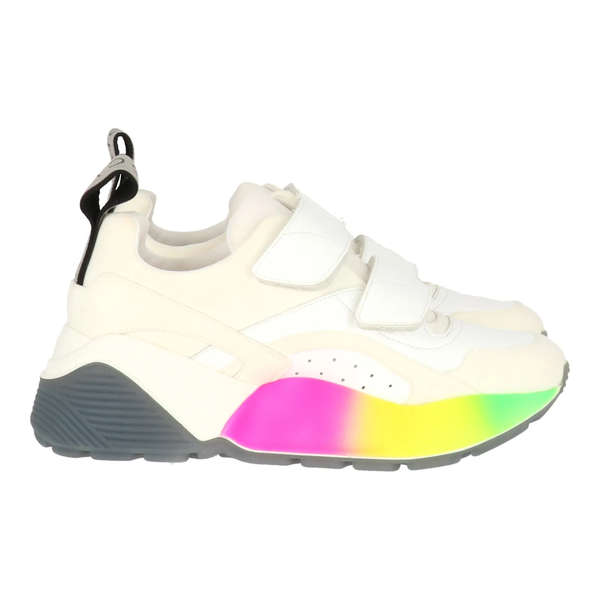 Stella Mccartney Womens White Multi Sneaker sold by Zulily product image thumbnail 2