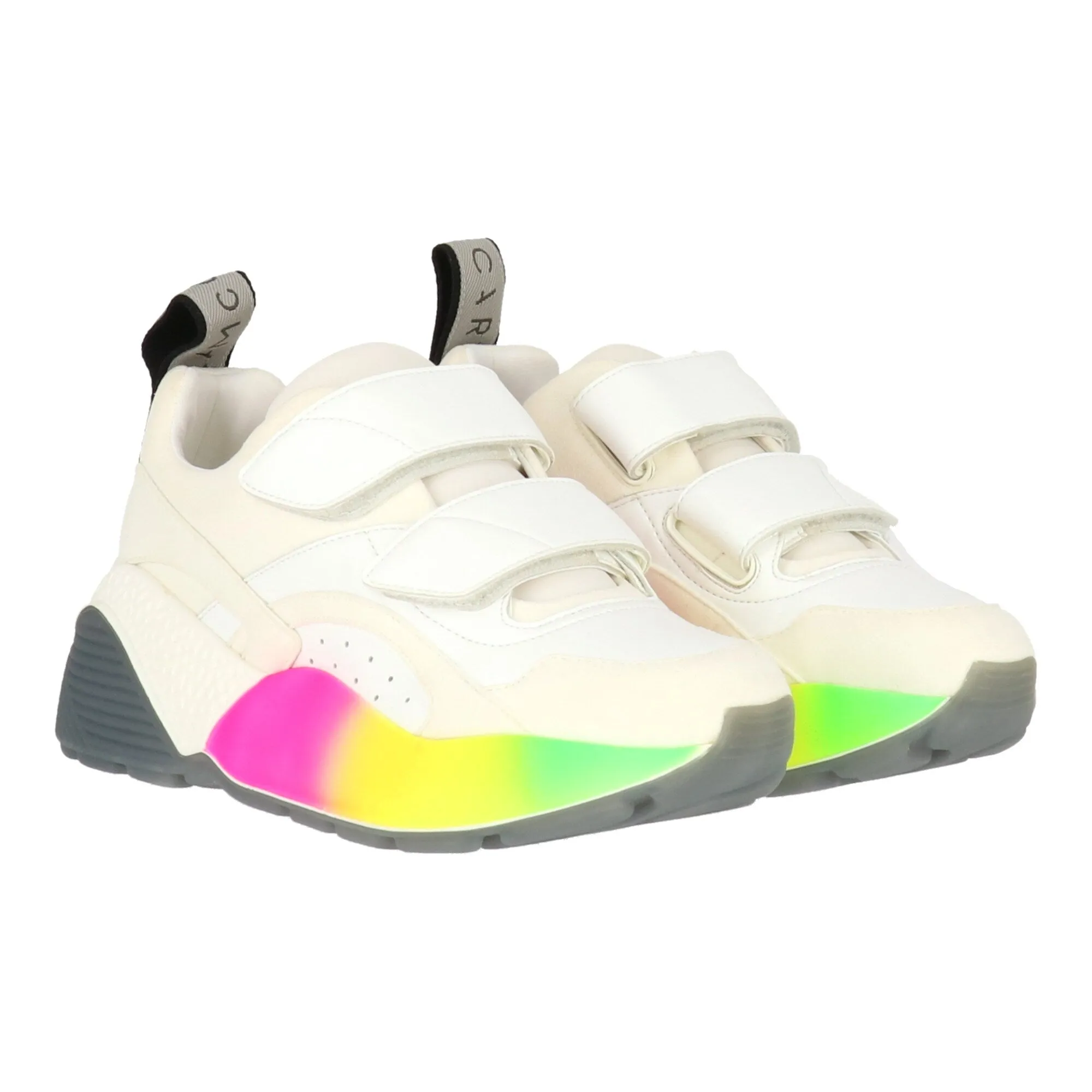 Stella Mccartney Womens White Multi Sneaker sold by Zulily