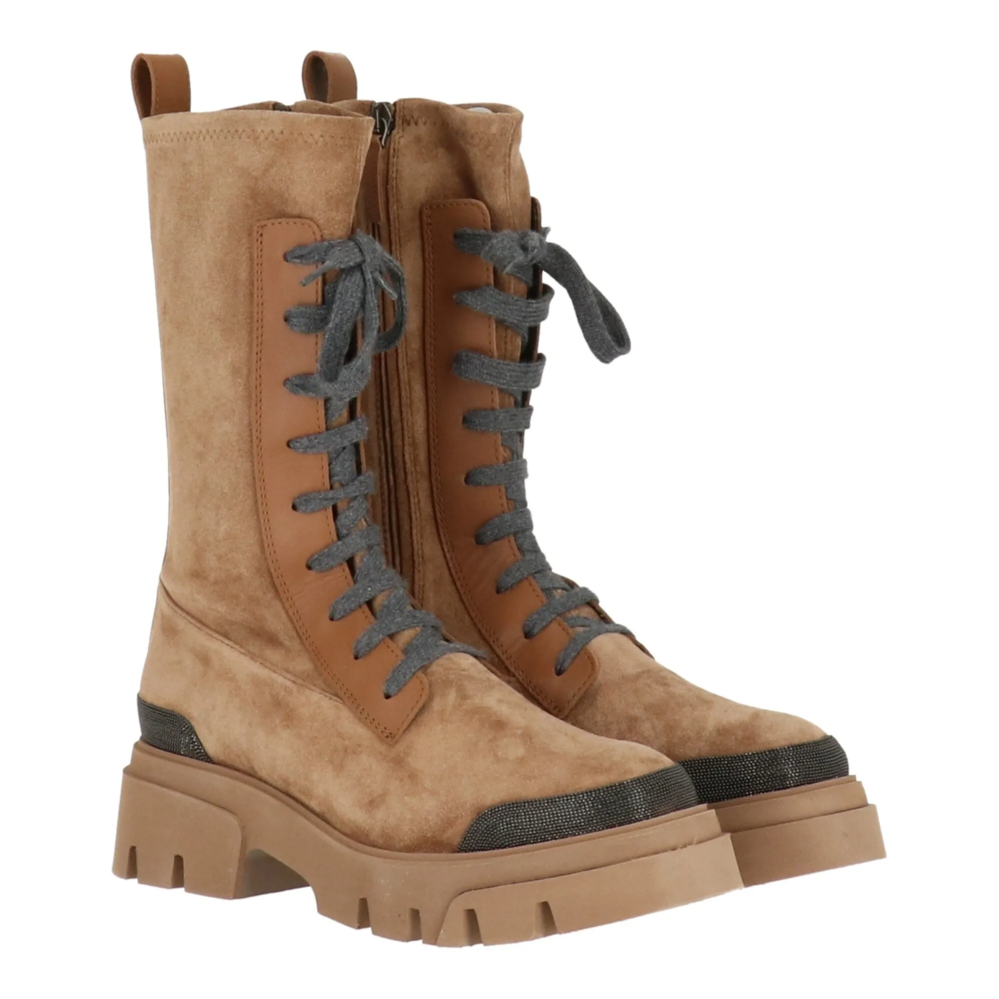 Brunello Cucinelli Womens Brown Boot sold by Zulily product image thumbnail 2