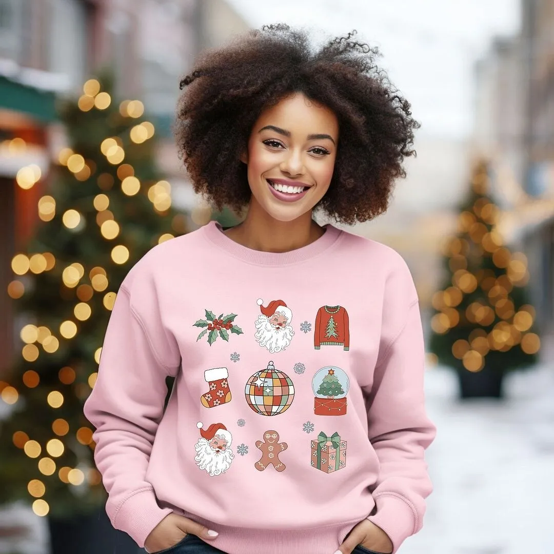 Christmas Collage Graphic Sweatshirt sold by Zulily product image thumbnail 4