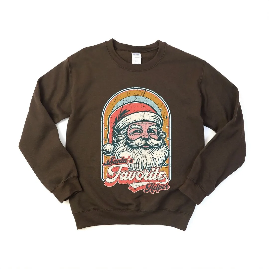 Santa's Favorite Helper Graphic Sweatshirt sold by Zulily product image thumbnail 4