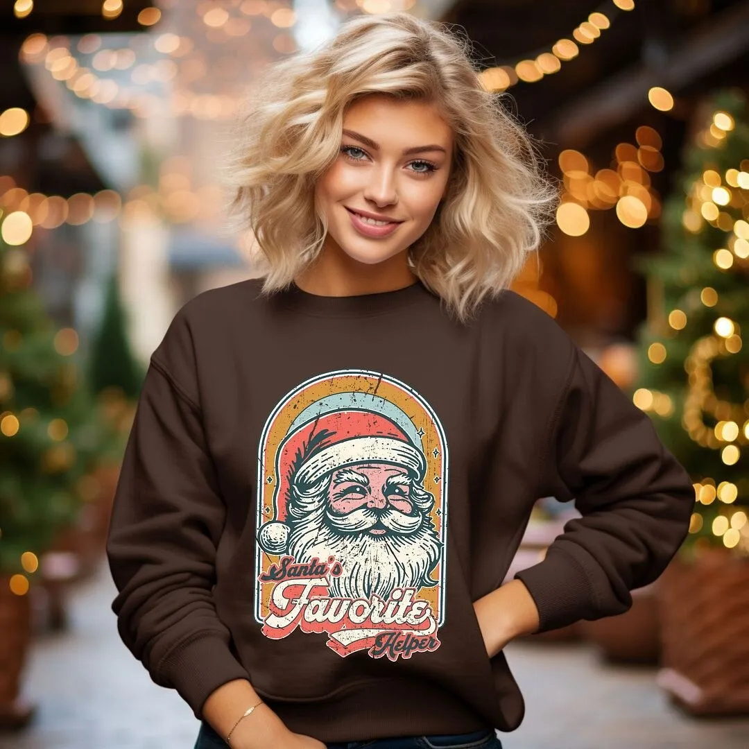 Santa's Favorite Helper Graphic Sweatshirt sold by Zulily product image thumbnail 5