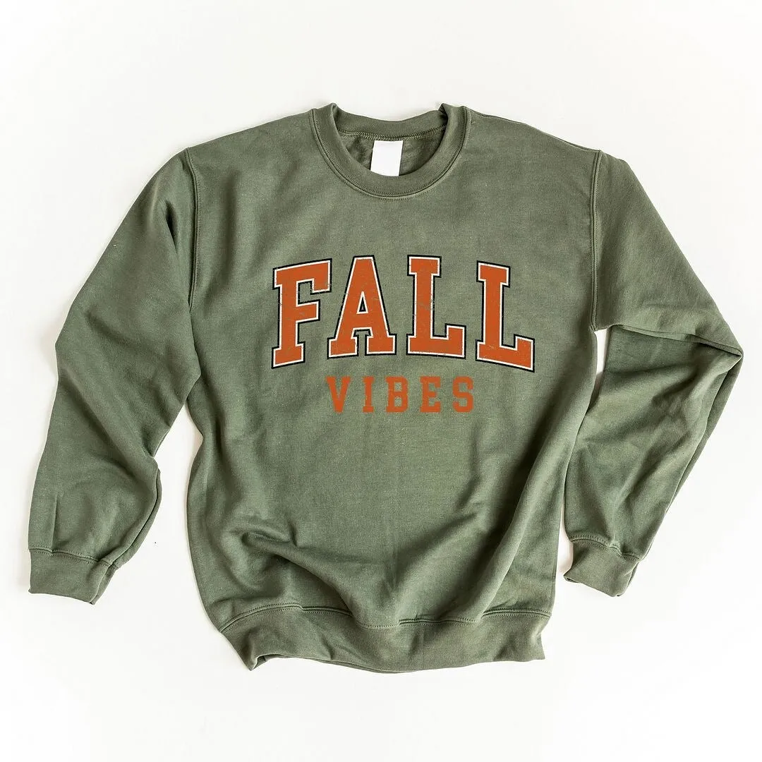 Fall Vibes Varsity Grunge Graphic Sweatshirt sold by Zulily product image thumbnail 4