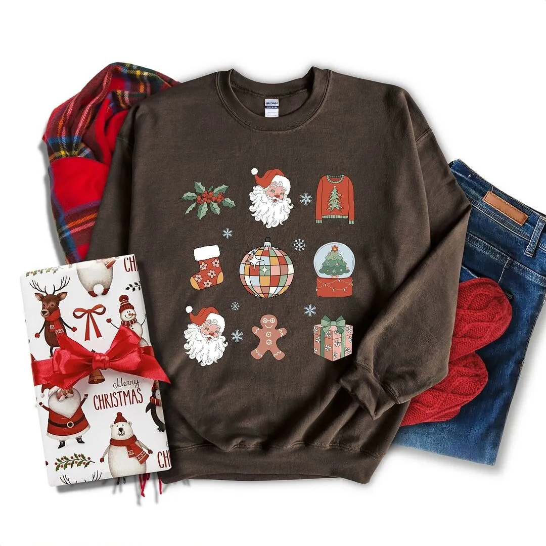 Christmas Collage Graphic Sweatshirt sold by Zulily product image thumbnail 3