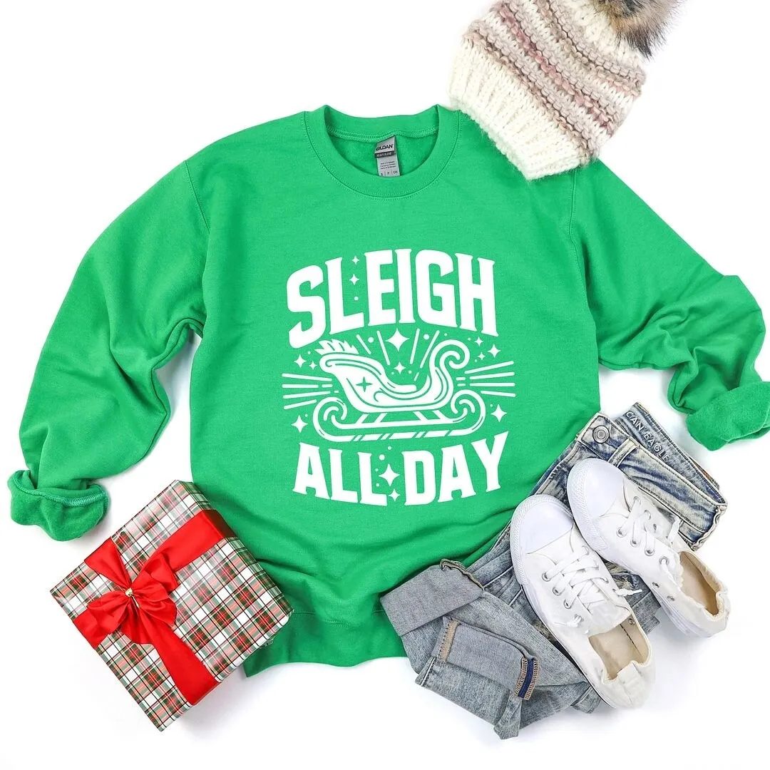 Sleigh All Day Graphic Sweatshirt sold by Zulily product image thumbnail 4