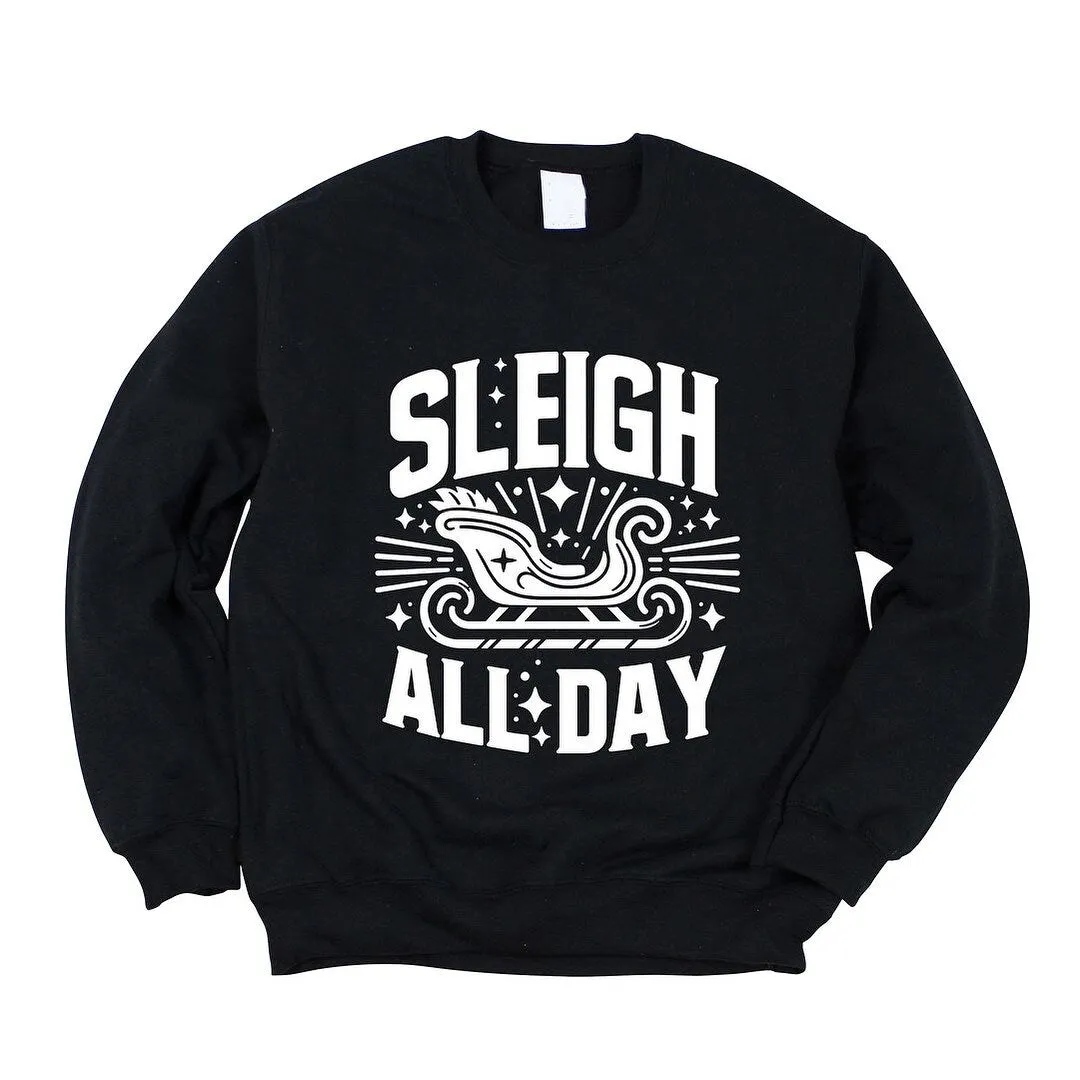Sleigh All Day Graphic Sweatshirt sold by Zulily product image thumbnail 3