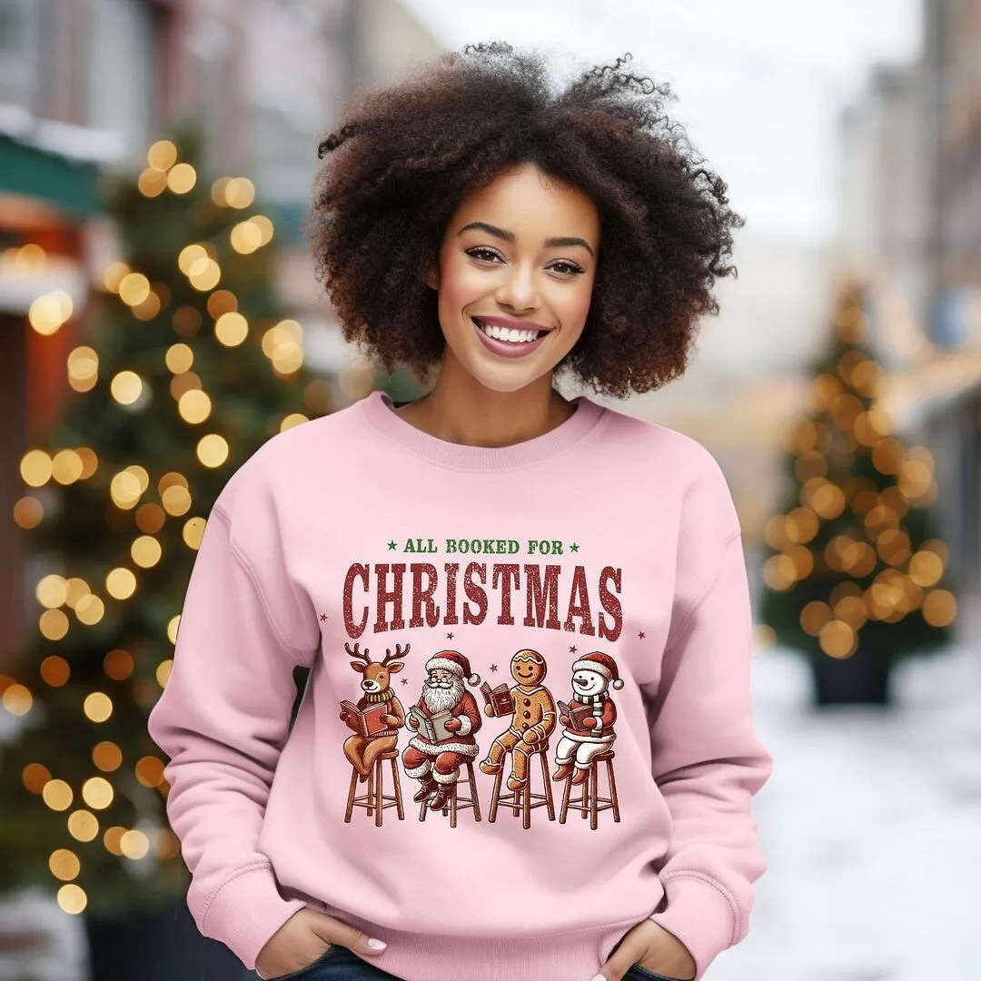 Booked For Christmas Stool Graphic Sweatshirt sold by Zulily product image thumbnail 4