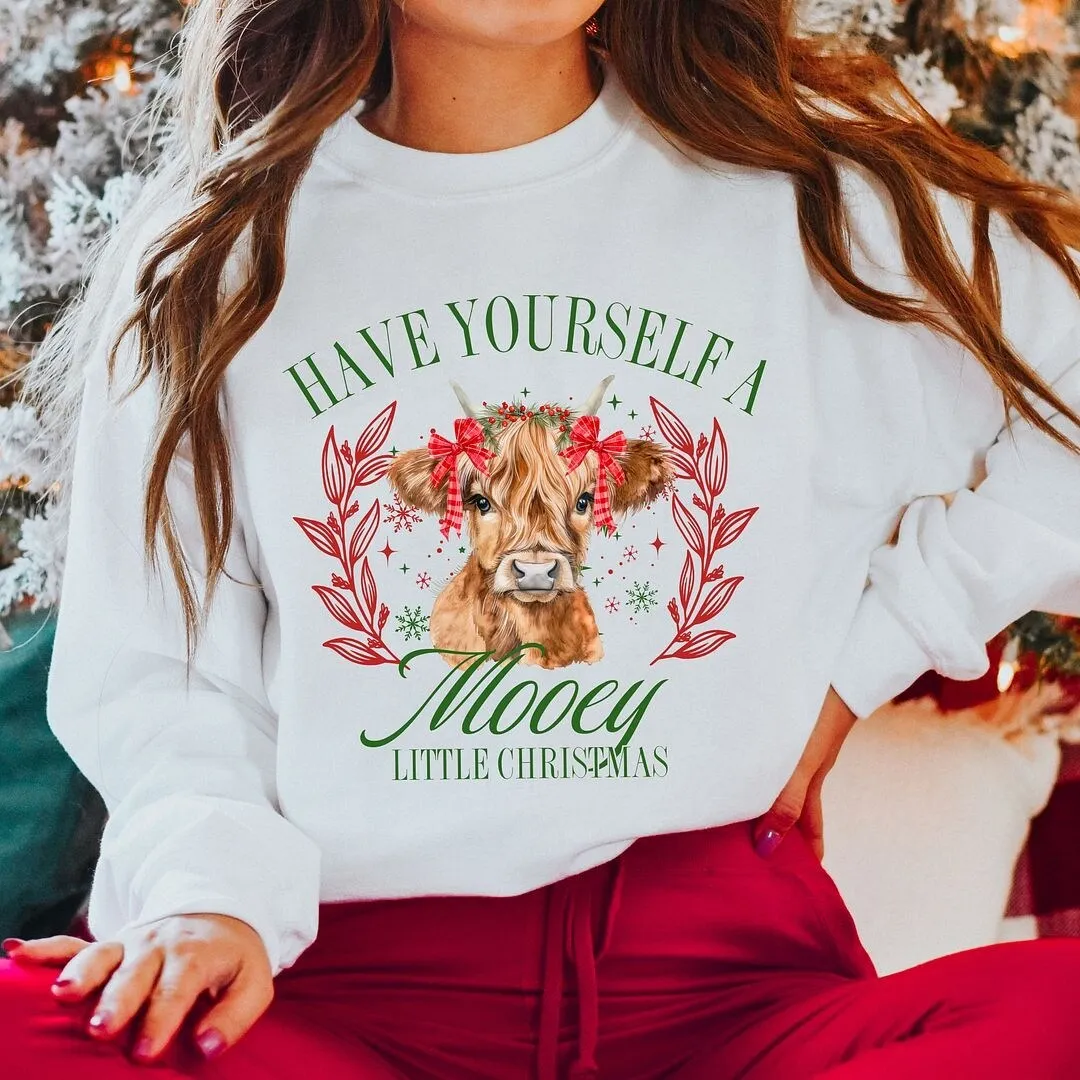Mooey Christmas Graphic Sweatshirt sold by Zulily