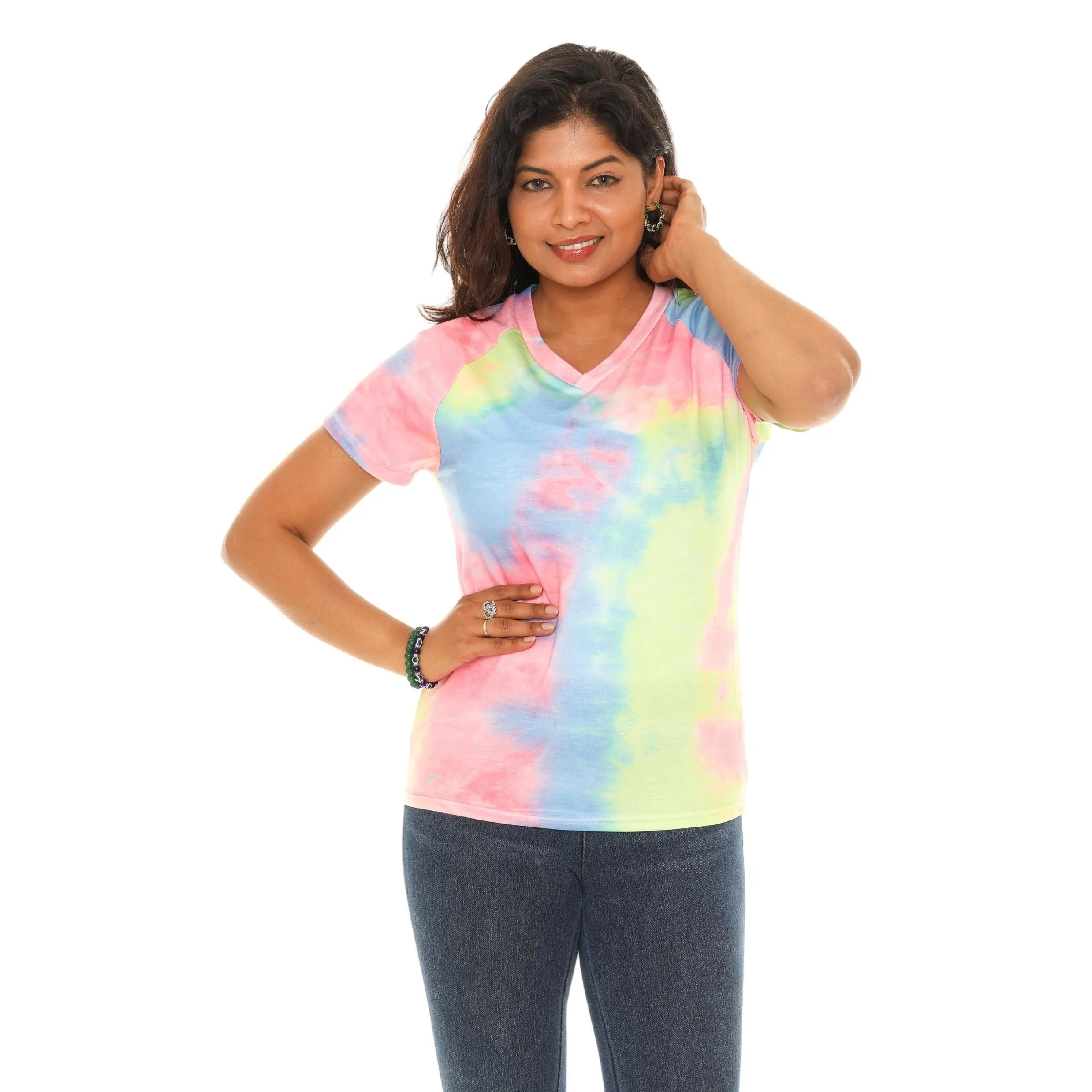 Tie-Dye Short Sleeve t-shirt sold by Zulily product image thumbnail 3