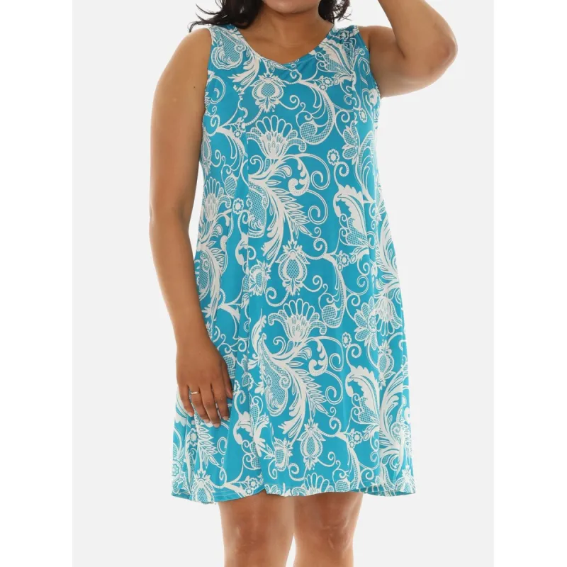 Women's Printed Mid-Length Tank Dress sold by Zulily