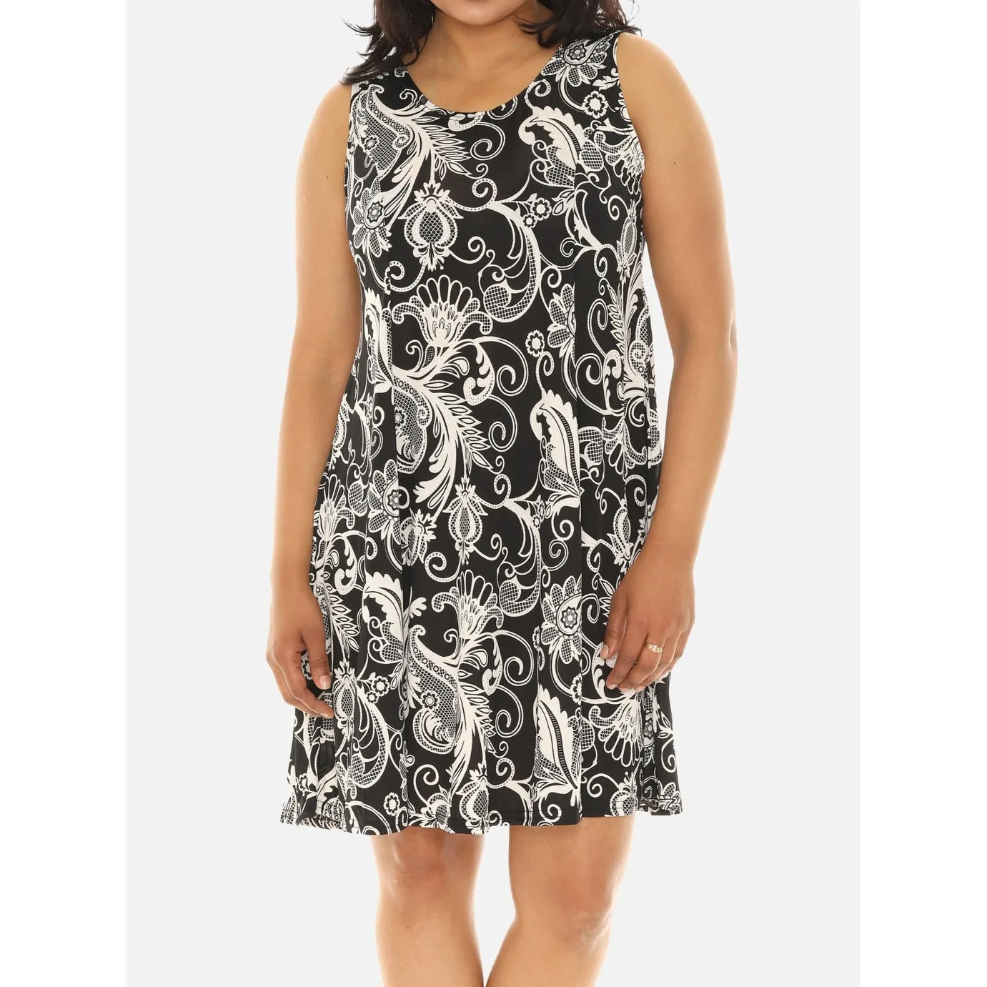 Women's Printed Mid-Length Tank Dress sold by Zulily product image thumbnail 2