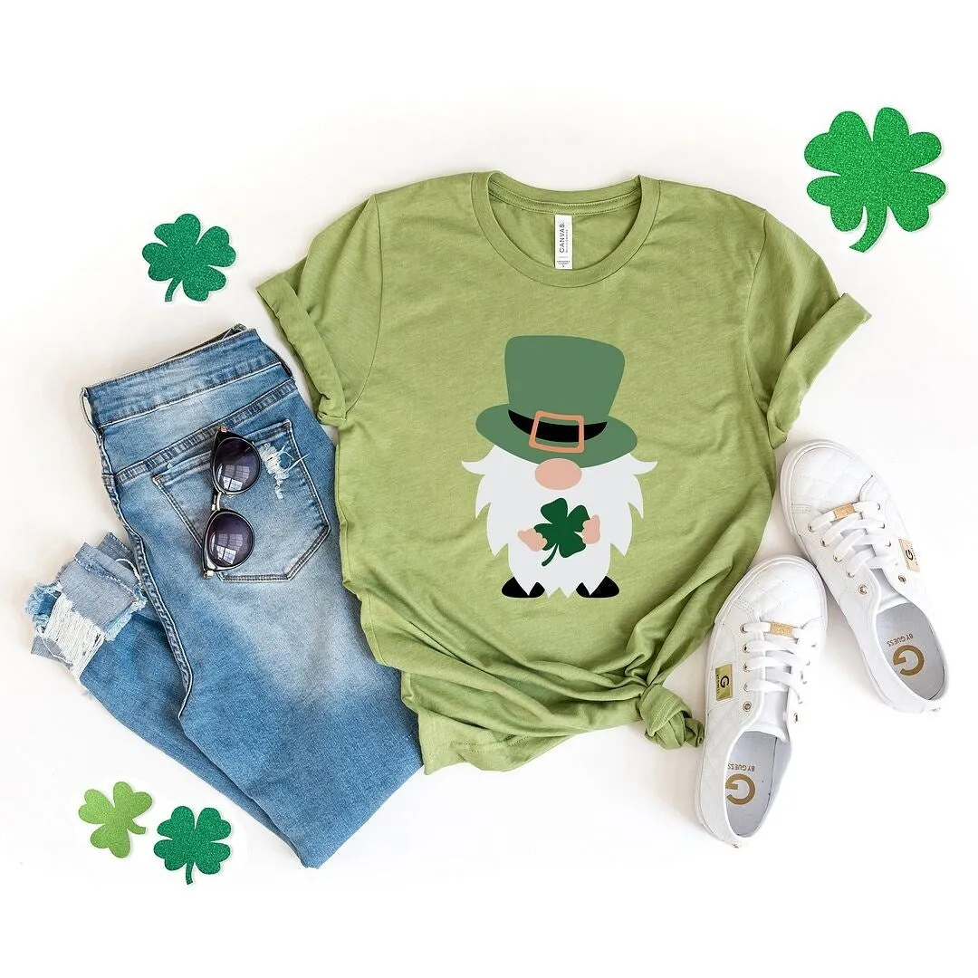 Clover Gnome Short Sleeve Crewnneck Tee sold by Zulily product image thumbnail 4