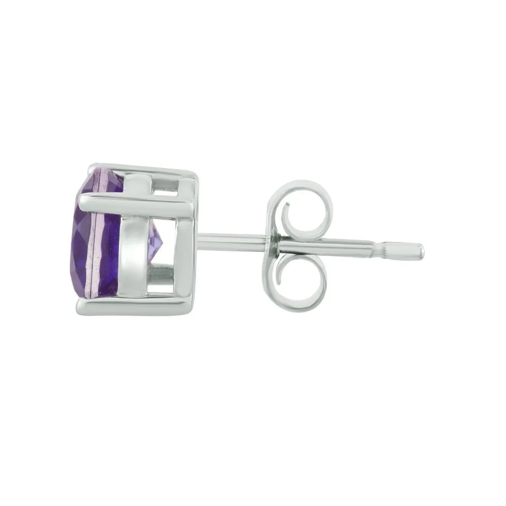 Set of 5 - Sterling Silver and Gemstone Stud Earrings sold by Zulily product image thumbnail 3