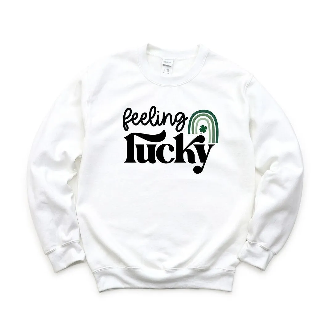 Feeling Lucky Rainbow Graphic Sweatshirt sold by Zulily product image thumbnail 3