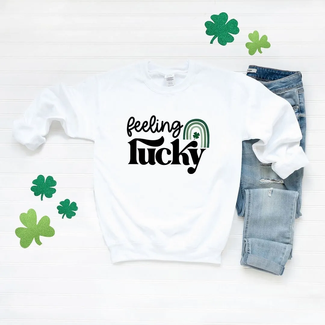 Feeling Lucky Rainbow Graphic Sweatshirt sold by Zulily product image thumbnail 5