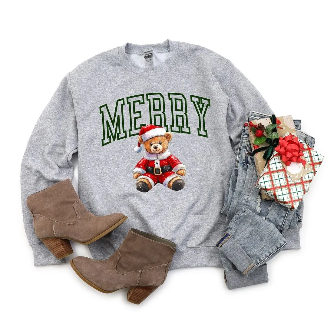 Merry Bear Graphic Sweatshirt sold by Zulily product image thumbnail 5