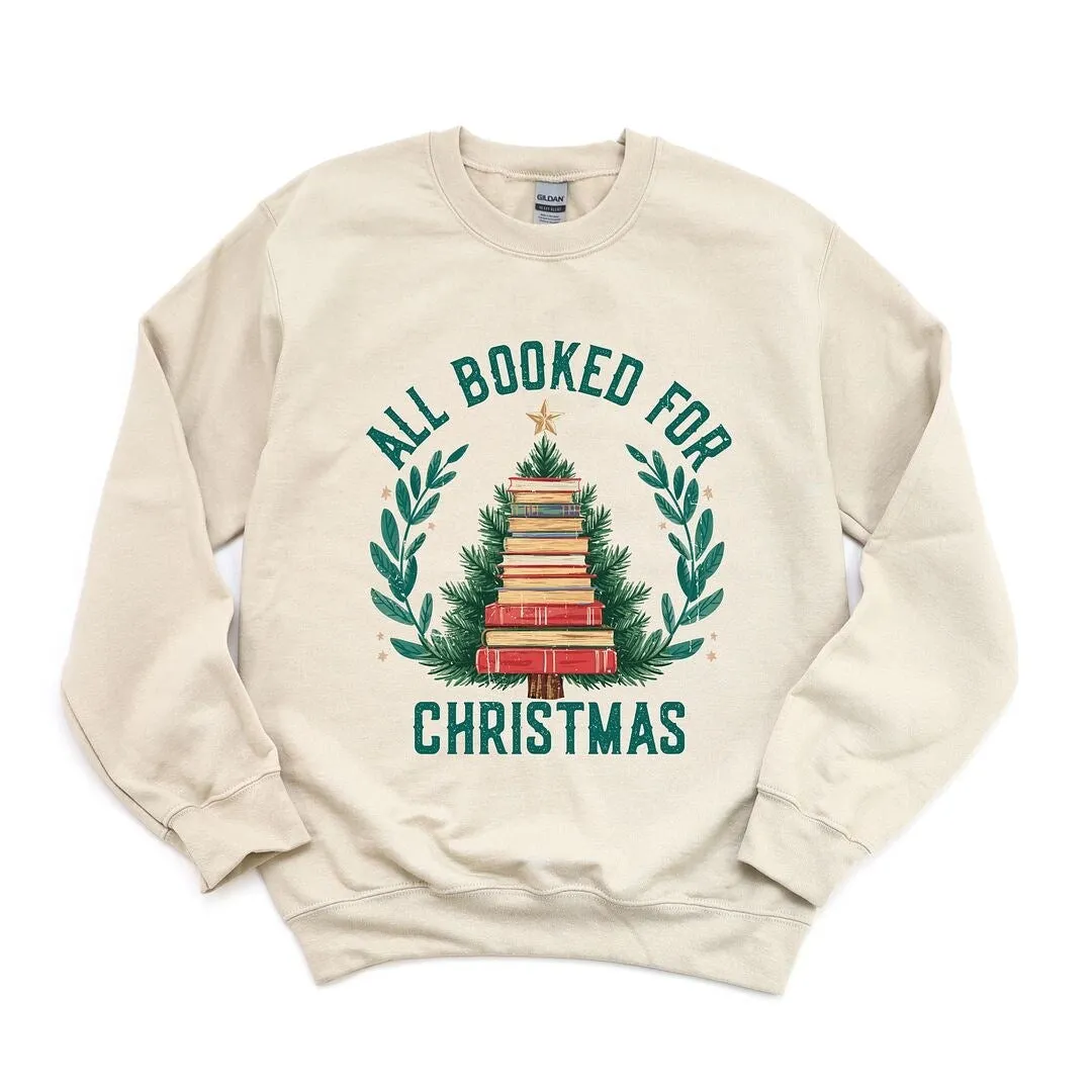All Booked Christmas Tree Graphic Sweatshirt sold by Zulily product image thumbnail 3