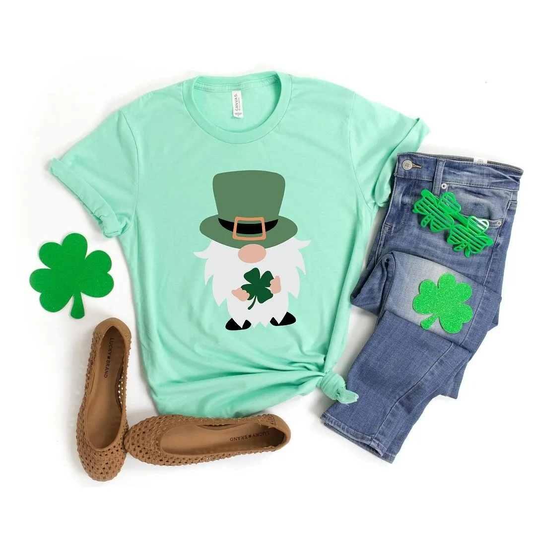 Clover Gnome Short Sleeve Crewnneck Tee sold by Zulily product image thumbnail 4