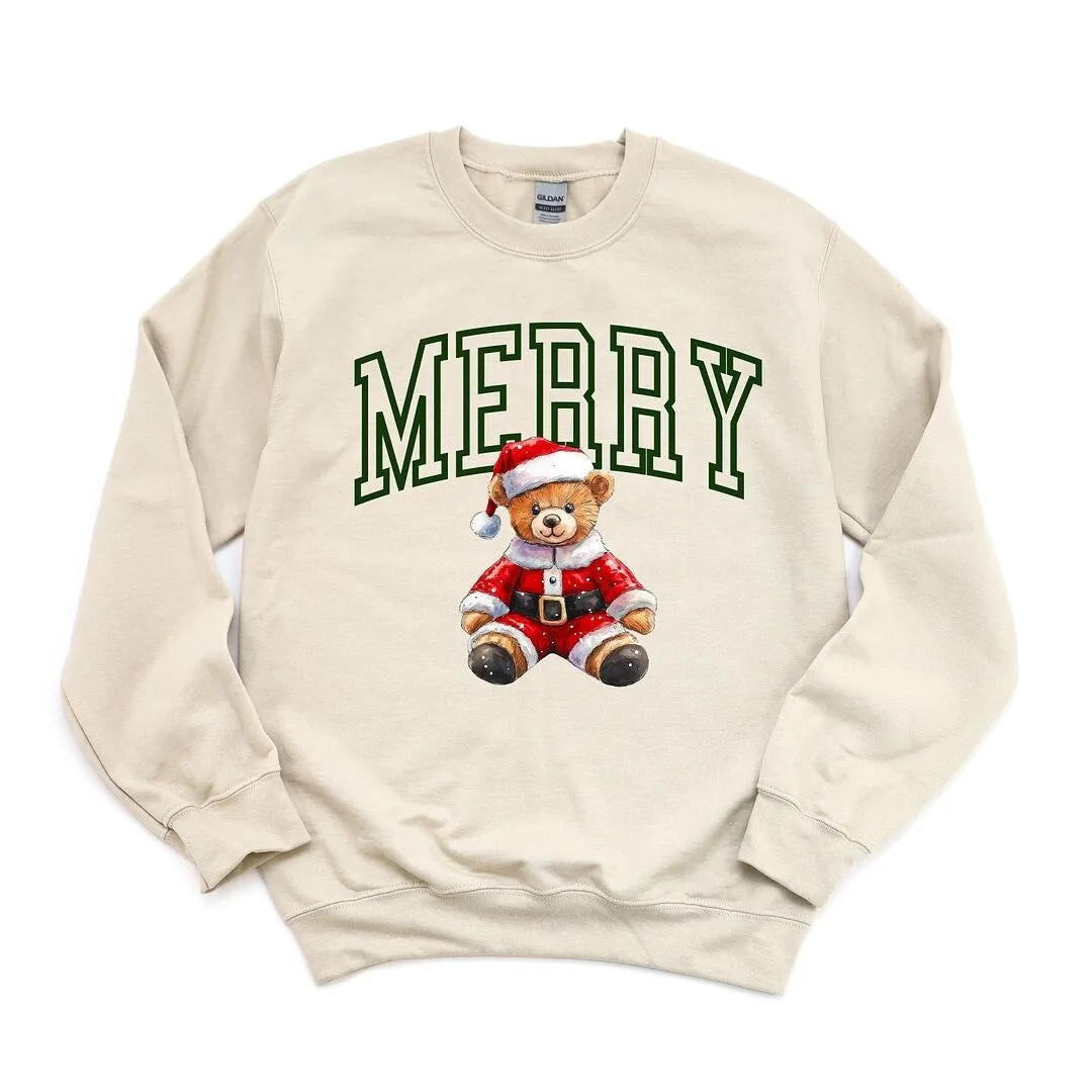Merry Bear Graphic Sweatshirt sold by Zulily product image thumbnail 4