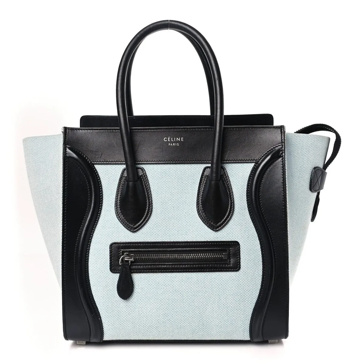 Celine Textile Smooth Calfskin Micro Bi-Color Luggage Blue (Pre-Owned) - One Size sold by Zulily