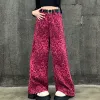 Pink Leopard Wide-Leg Pants sold by Zulily