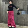 Pink Leopard Wide-Leg Pants sold by Zulily