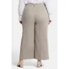 Ladies Plus-High Rise Mona Wide Leg Ankle Extend Tab sold by Zulily